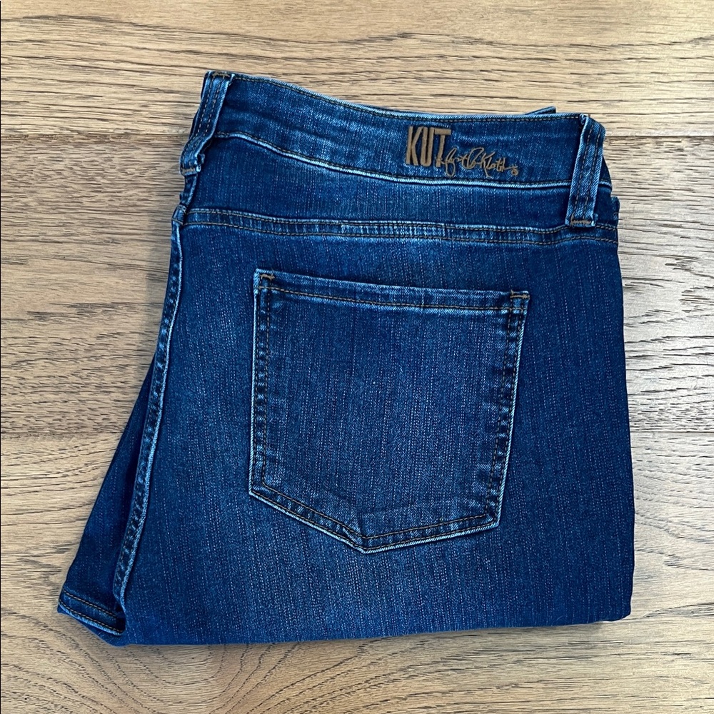 Kut from the Kloth Dark Blue Denim Jeans 16